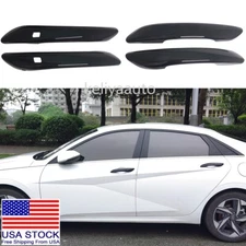 For 2021-2024 Hyundai Elantra Accessories Door Handle Cover Trim (Glossy Black)
