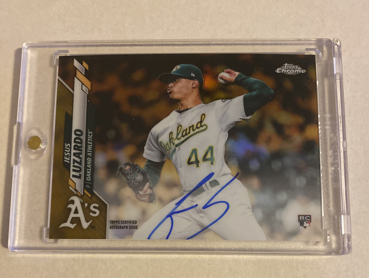 MINT 2020 Topps Chrome JESUS LUZARDO GOLD REFRACTOR AUTOGRAPH /50 Rookie Auto 🔥