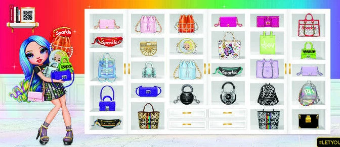 RAINBOW HIGH MINI ACCESSORIES STUDIO Handbags Shoes
