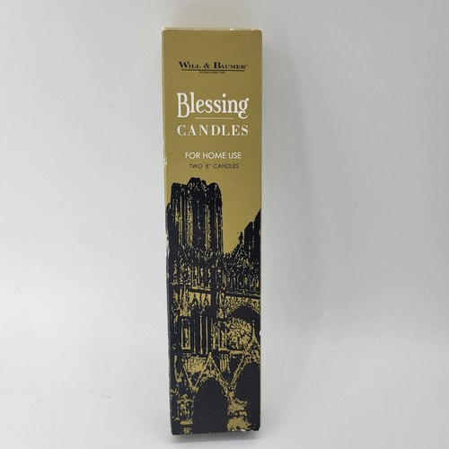 Vintage Catholic Blessed Candles Set of For Home Use by Will & Baumer