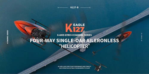 WLtoys K127 RC Helicopter RTF 6-Aixs Gyro 2.4G 4CH Remote Control 3 Batteries UK - Picture 4 of 13