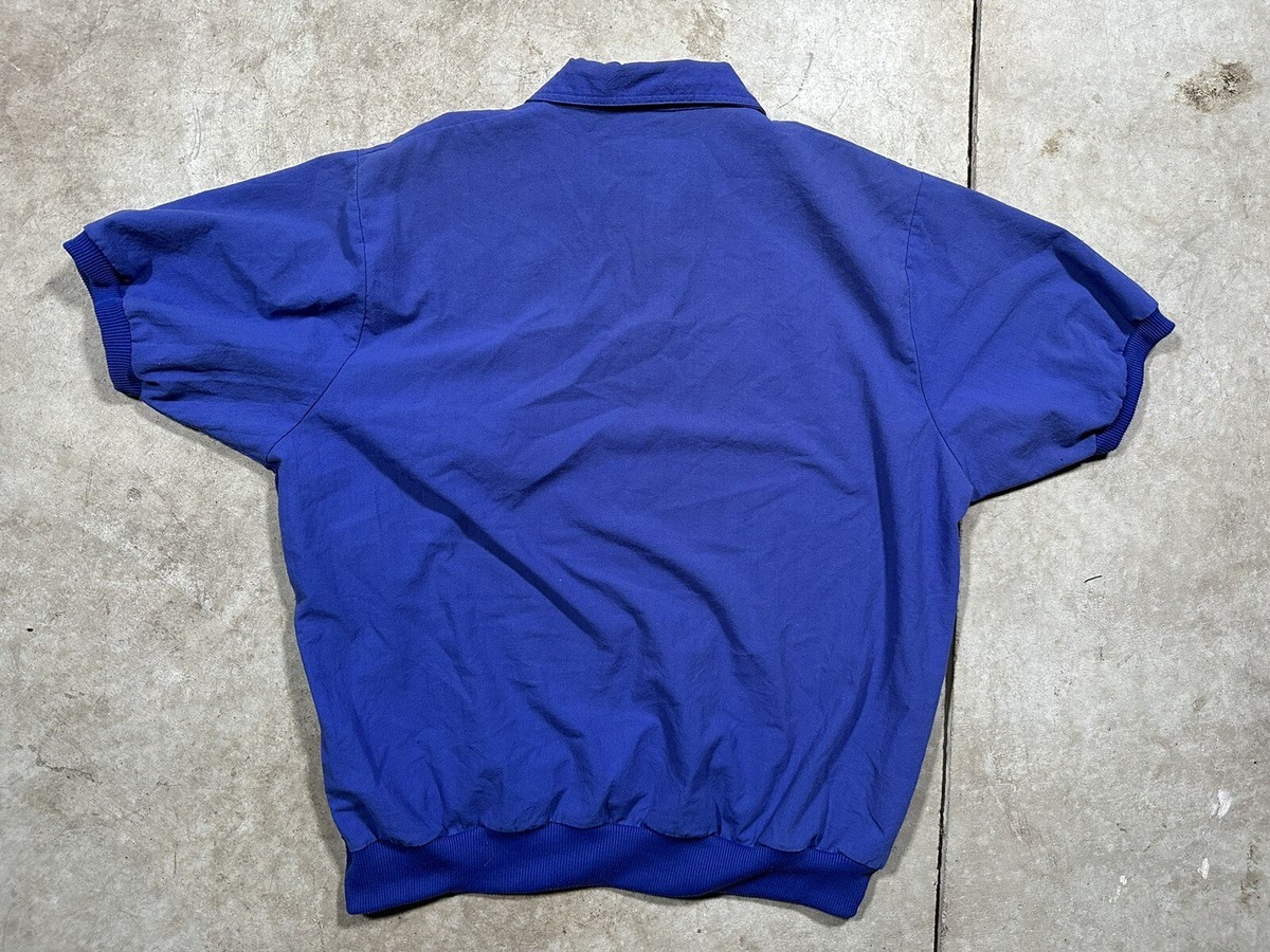 Vintage Playboy 1/4 Zip Polo Shirt Size 2XL 80s Blue | eBay
