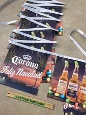 🍋‍🟩 18’ Corona Christmas Feliz Navidad String Beer Banner Sign decoration