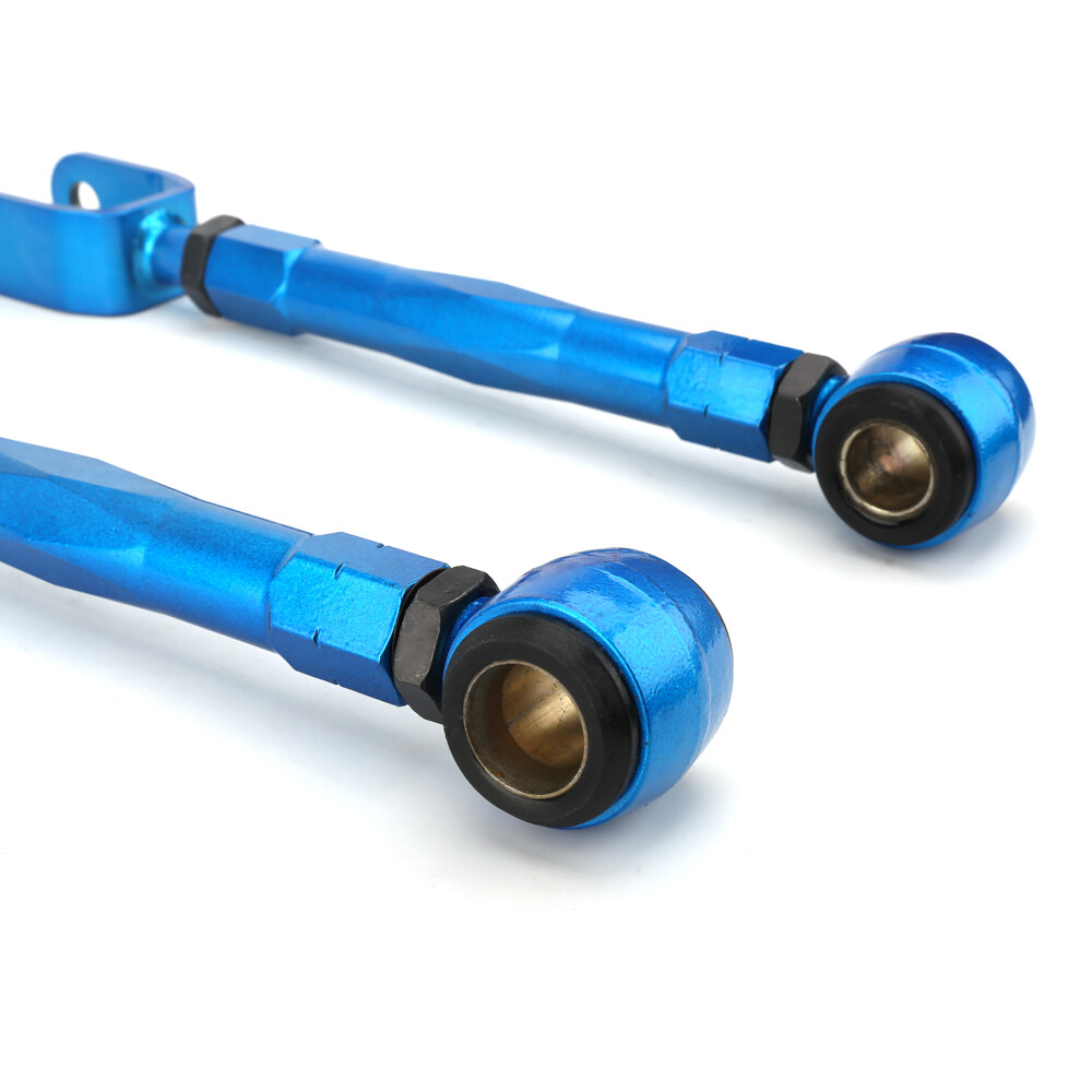Blue Adjustable Rear Toe Traction Control Arm Kit Set For 03-08 Nissan 350Z Z33