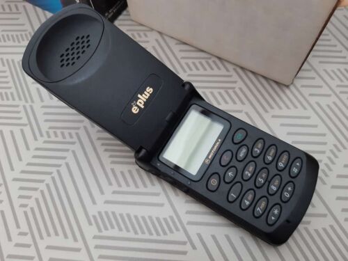 Téléphone portable Motorola StarTAC e-plus MP1 1E11 - Fabriqué aux États-Unis en excellent état - Photo 1/18