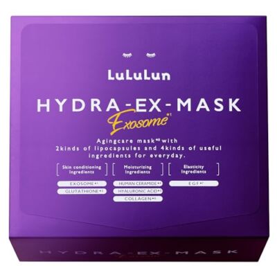Lululun HYDRA-EX-MASK Exosome 28枚入り4個セット Lululun Hydra EX face mask 28 pieces Advanced Regenerative