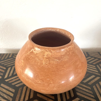 Vintage Mata Ortiz Mexican Clay Art Pottery Mexico Nicolas Quezada Pot 7.5x5.75''