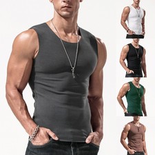 Schlanke Passform T-Shirt Täglich Unterhemd ...