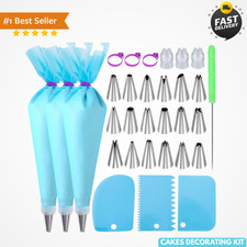 Cake Decorating Kit Piping Bags Tips Set Fros...