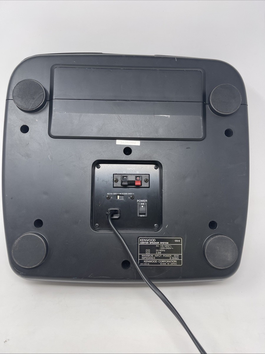 Kenwood CS-6 Powered Center Speaker System Black | eBay