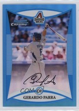 2008 Bowman Draft Prospects Chrome Blue Refractor 24/99 Gerardo Parra i6j