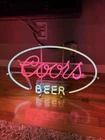 Vintage 1979 Coors Beer Neon Sign Bar