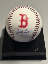 Jim Rice Signed OML Red Sox Team Baseball Fanatics & MLB Authenticated HOF