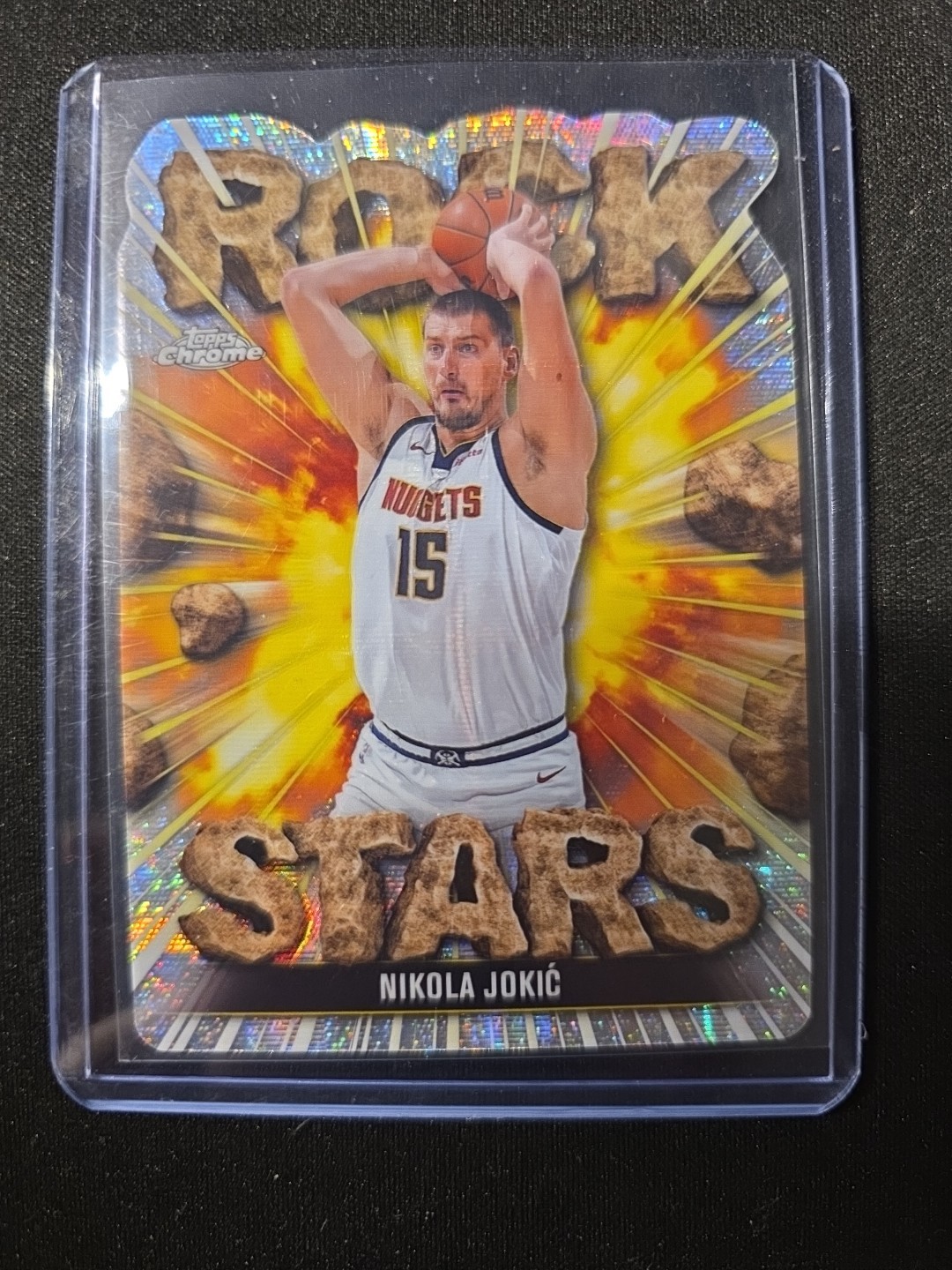 NIKOLA JOKIC 2025-26 TOPPS CHROME ROCK STARS DIE CUT NUGGETS SSP