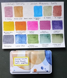 Daniel Smith Watercolour Paints Jean Haines Sets 16 Half Pans