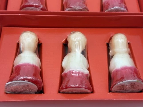 Vintage Shiny Brite Christopher Radko Lot of 2 Boxes Christmas Caroler Candles image 11