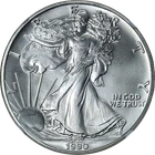 1990 Silver American Eagle $1 NGC MS69 Early Production From US Mint Sealed Box