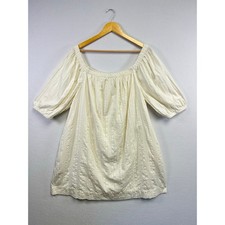 Textured Old Navy dobby mini swing off the shoulder dress XL 