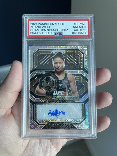 Zhang Weili [Mojo] #CS-ZWL 2021 Panini Prizm UFC Champion Signatures card
