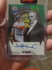 Jim Edmonds autograph 2026 leaf metal, card.