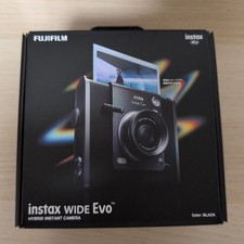 FUJIFILM instax WIDE Evo Color Black Hybrid Instant Camera Wide Format From JPN