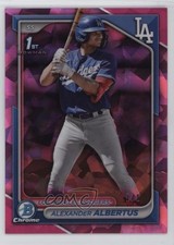 2024 Bowman Chrome Sapphire Prospects Padparadscha 1/1 Alexander Albertus 16tx