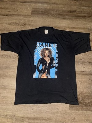 Vintage 90s 1998 Velvet Rope Tour Janet Jackson Usher Rap Tee T Shirt Size XL
