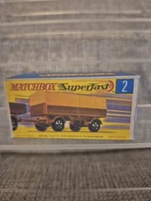 matchbox superfast lesney NO 1 MERCEDES TRAILER  repro box