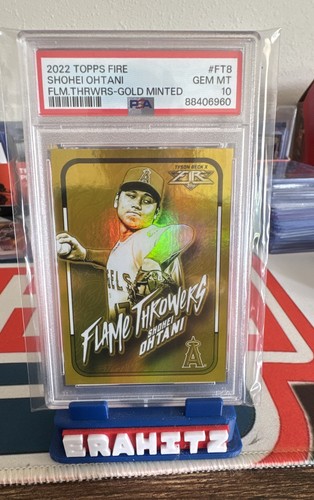2022 Topps Fire - Flame Throwers Shohei Ohtani #FT-8 Gold Minted Tyson Beck 🔥🔥
