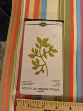 Sizzix Die Cut Tool #656367 Sizzlits Medium- Branches with Leaves
