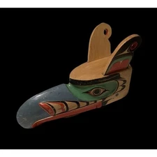 Tribal Style Raven Thunderbird Eagle Transformation Mask