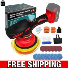 Cordless Car Buffer Polisher for Milwaukee 18V Battery, 6 Inch Portable Orbital