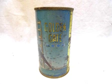 GOLDEN GATE 12 OZ FLAT TOP BEER CAN~MAIER BRG, LOS ANGELES, CAL