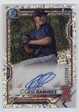 2021 Bowman Chrome Prospect Speckle Refractor 275/299 Aldo Ramirez Auto 16zo