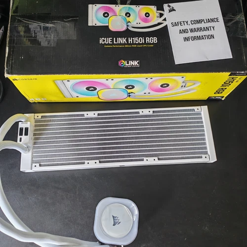 Corsair iCUE LINK H150i RGB 360mm AIO Liquid Cooler – Pump/Rad Only – Parts/Repa