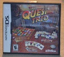 Quest Trio Jewels Cards and Tiles Nintendo DS 2008 Game Complete CIB