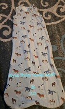 Kyte BABY Sleeping Bag M 1.0 Tog Multicolor Horses Theme Horse Print Sleep Sack