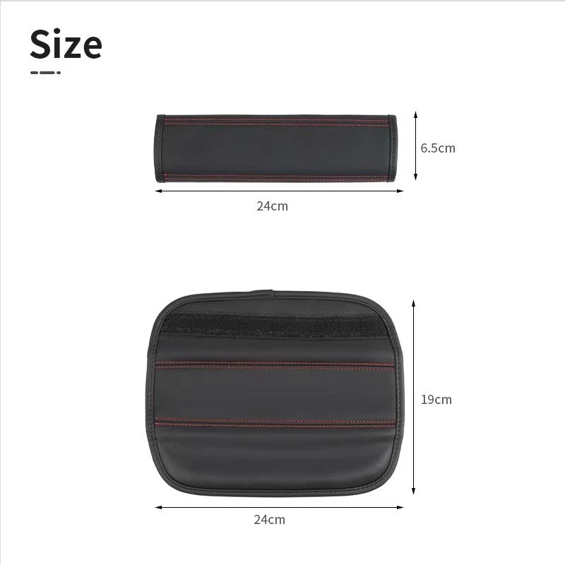 2 PIEZAS Funda Cinturón Coche Almohadillas para los Hombros Protector Cuero Negro Apto para Skoda Foto 3 de 4