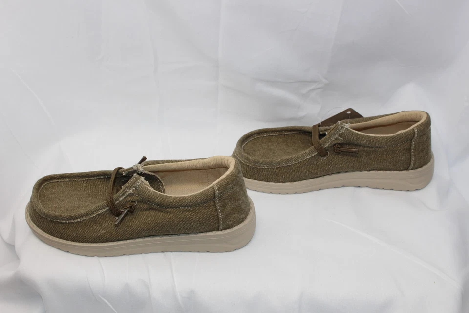 NUEVO CON ETIQUETAS NUEVO SIN CAJA Drope Mike Juvenil Verde Oliva/Caqui Niños Zapatos Talla 11 Foto 3 de 4