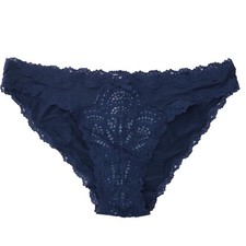 NEW Victoria's Secret VTG Dream Angels Lace Satin Cheekini Panty MEDIUM