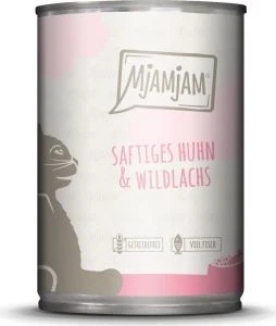 MjAMjAM - saftiges Huhn und Wildlachs 400 g 400g Katzenfutter
