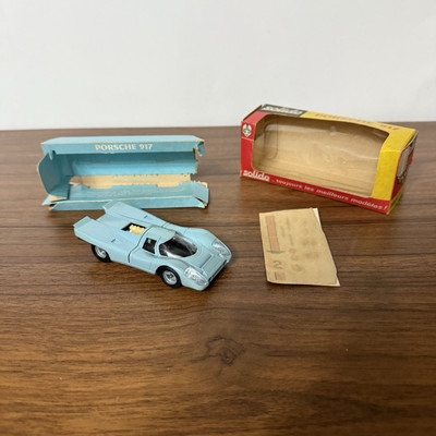 Solido 1/43 Porsche 917 786 Diecast Light Blue Gulf Oil In Original Box