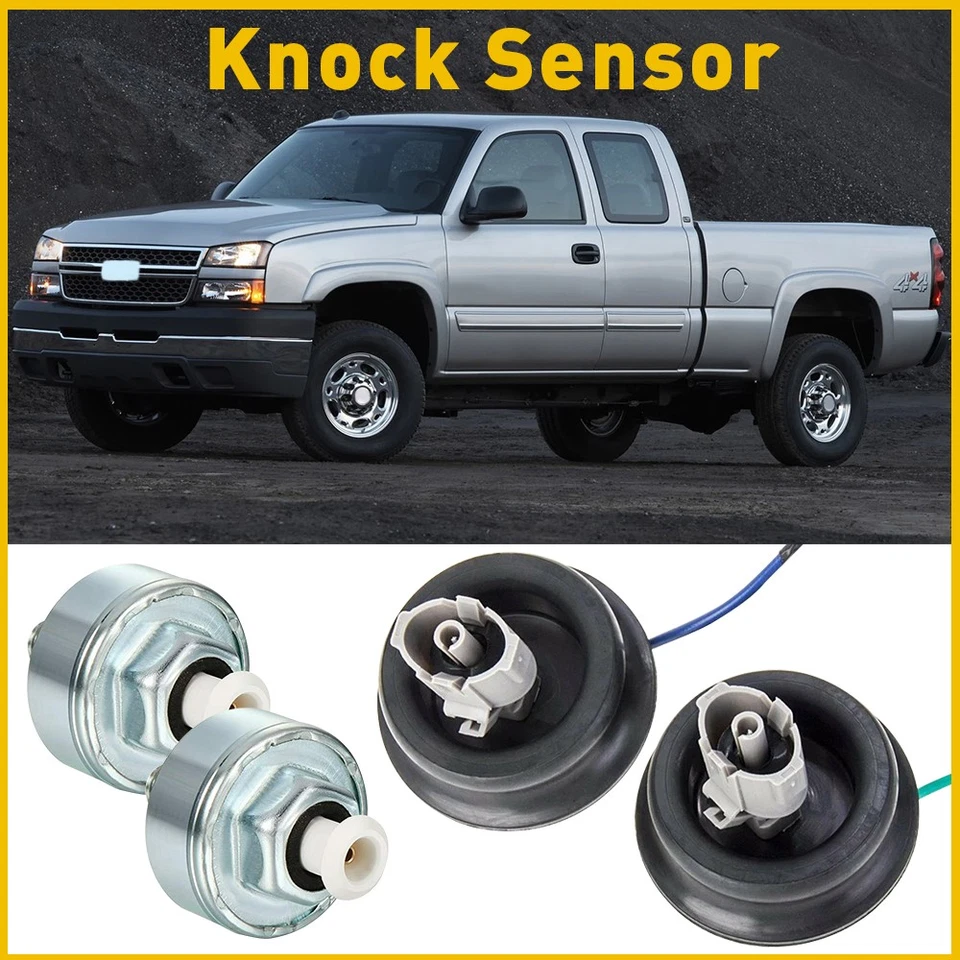 Knock Sensor with Harness Kit for Chevy Silverado 1500 GMC Sierra 12589867 EXV - Image 2 of 4