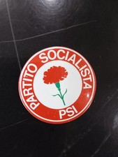 PSI BROOCH CONGRESS 1980 ITALIAN SOCIALIST PARTY AS PHOTO 