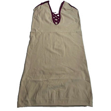 NWT Free People Intimately Half Slip Sleeveless Lace Up Seamless Beige Size XS/S