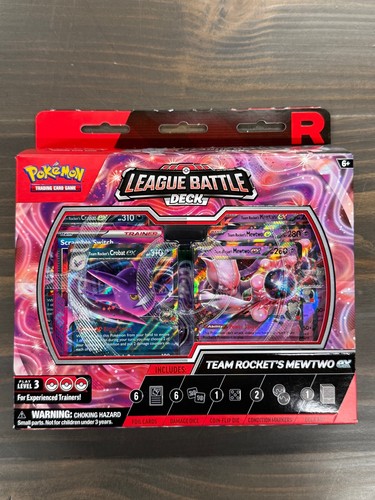 Pokemon x1 Team Rocket's Mewtwo EX League Battle Deck Brand New Factory Sealed