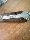 Craftsman folding utility knife wooden handle razor box cutter — photo 7