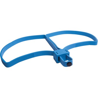 UZI Flex Cuff Kunstoff Handfessel Handschelle Trainer blau