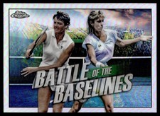 2021 Topps Chrome Battle of the Baseline Margaret Smith Court/Chris Evert #BB-9