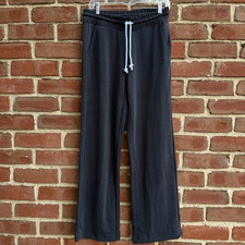 Athleta 99 Women's Seasoft Mid Rise Straight Lounge Pants black Lg NEW